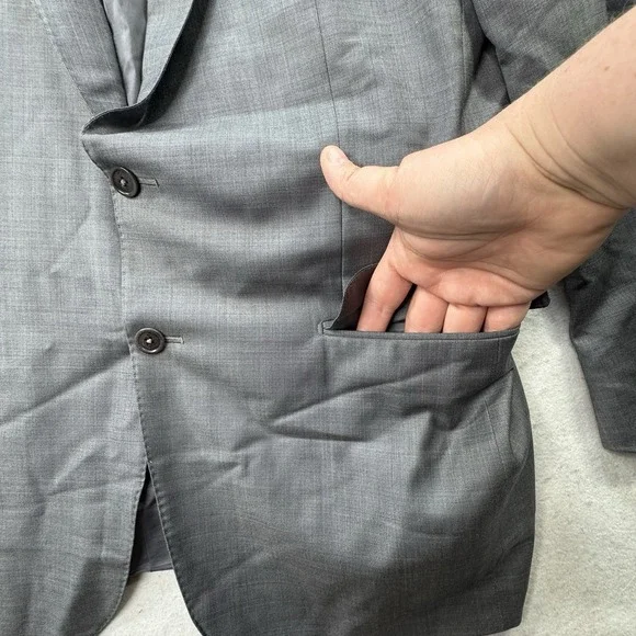 Ermenegildo Zegna Blazer Men 54R 100% Wool Sports Coat Jacket Italy Trofeo